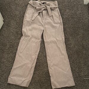 Banana Republic Light Beige Wide Leg Pants